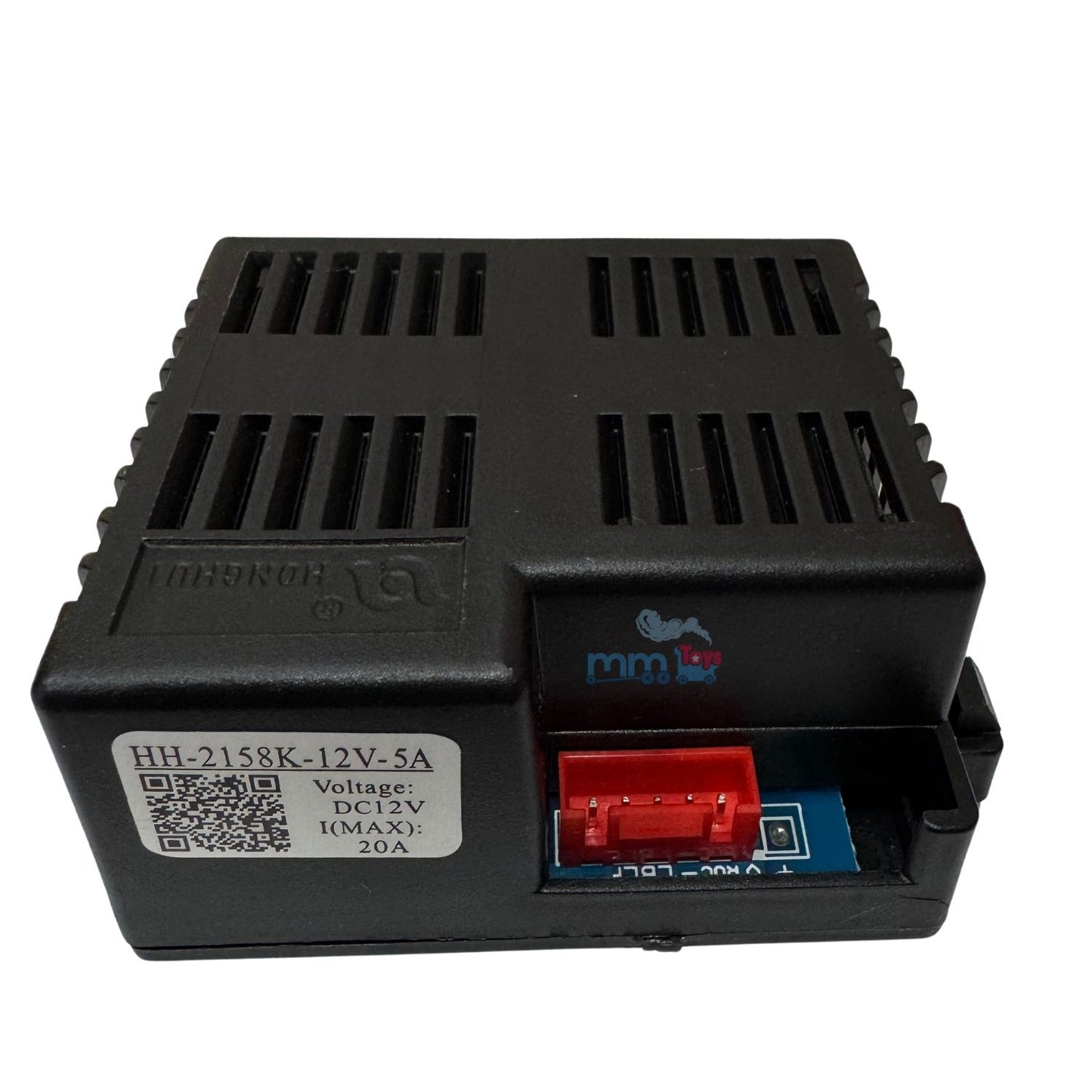 MM TOYS HH-2518K Kids Electric Car Motor Controller 12V-5A, Bluetooth App Control, 5-Pin, DIY Repair Part, Black