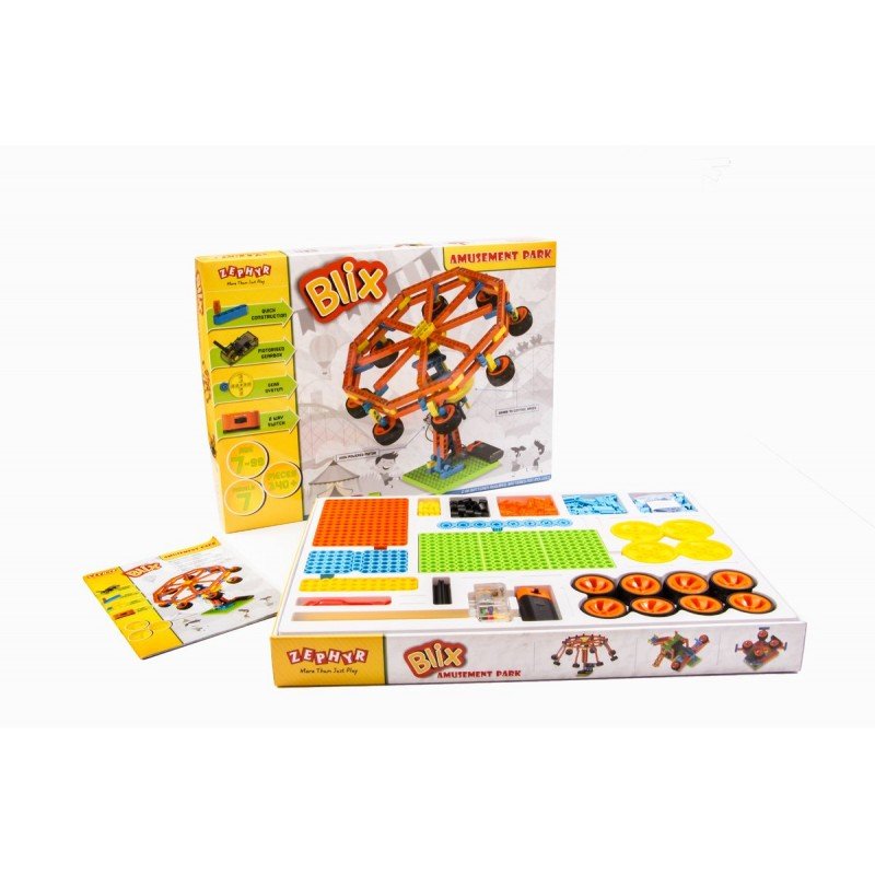 Blix Robotix - Amusement Park Science Kit Electonic DIY Game For 6+ Year Kids Explore the World of Construction and STEM Skills