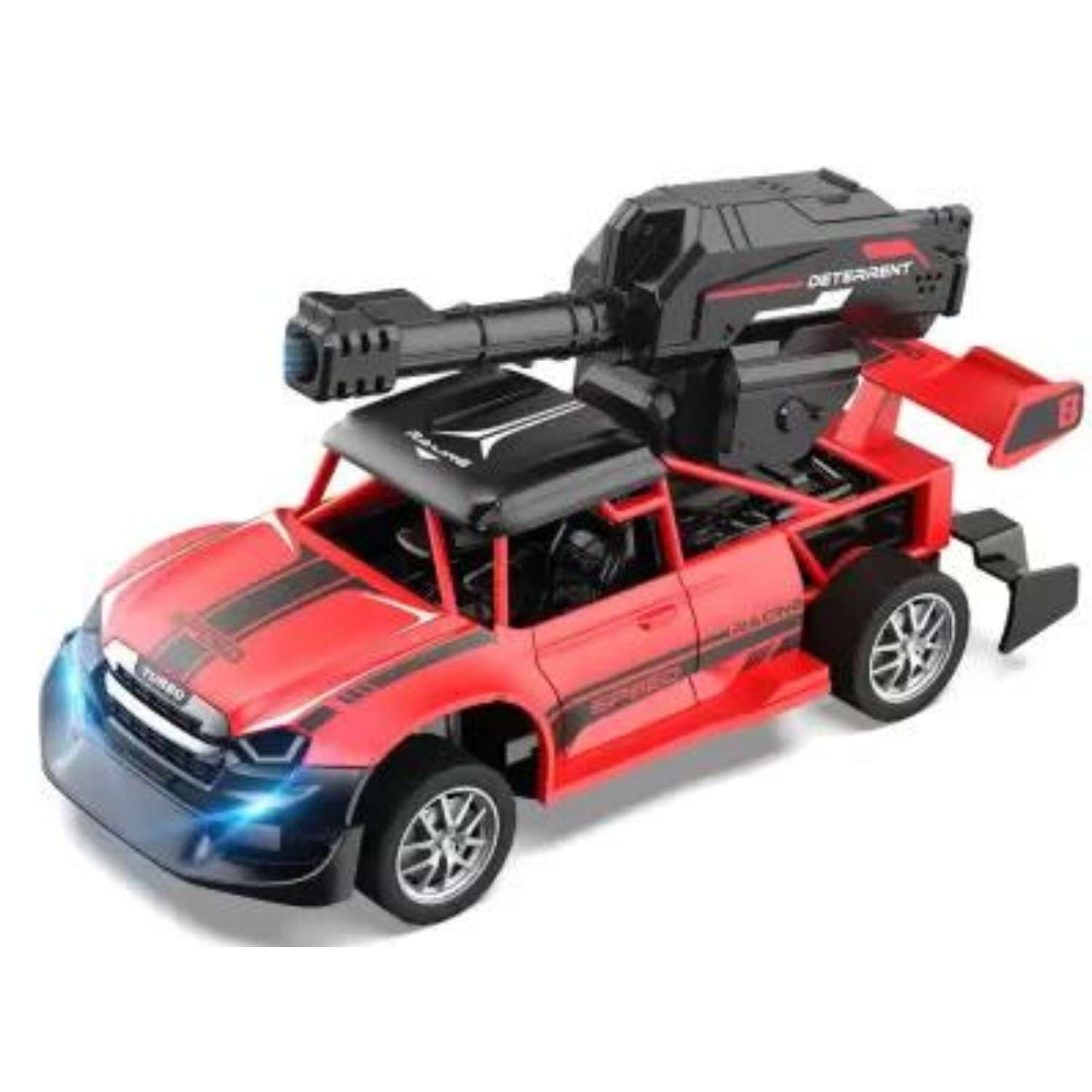 MM TOYS 2-in-1 Water Bomb RC Car, Model 1:20, Fun Interactive, 5+ Years, LED Lights