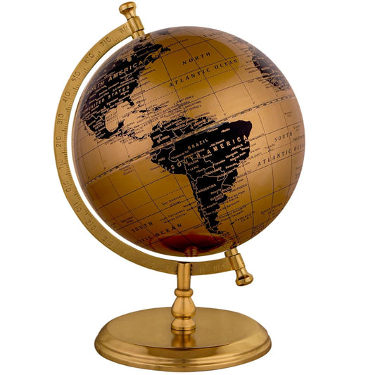 Winner Educational Globe for Kids 8+ Years, Political World Map, Decorative Metal Stand, Learning Tool, Color As Per Stock