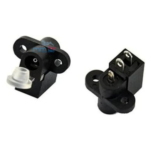 MM TOYS Charging Socket For Kids Car Jeep Bike 6V 12V Ride-On Pack Of 1 Pc Ride-on accessory (MM03)| ABS Plastic - Black