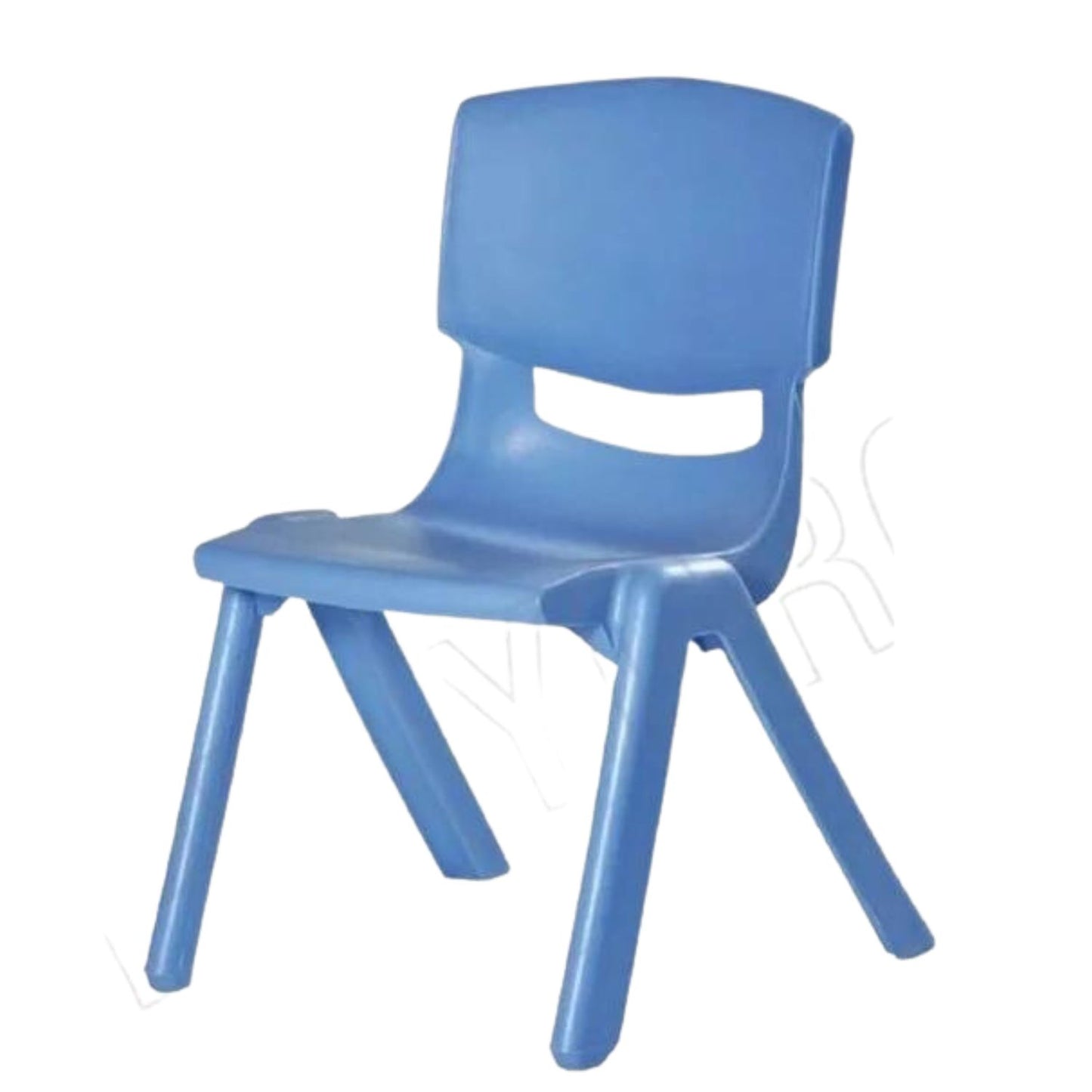 PlayGro Heavy Duty 1116 Small Plastic Chair - Durable & Comfortable Seating for Kids & Adults - Perfect for PreSchool & Personal Use Pack Of 1 Pc - Color May vary