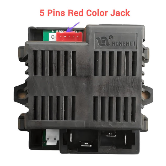 MM TOYS HH-670K 12V Bluetooth Receiver Controller Circuit 2.4G Car Motherboard Accessory Pcb Board Essential for Kids Electric Ride-On Car Repairs, Max 20A- Black