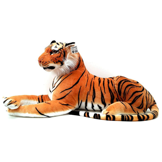 MM TOYS Real-Like Mini Tiger Soft Wild Animal Toy 32cm - Perfect Gift for Any Occasion, Decoration with Realistic Features, Skin, and Colors