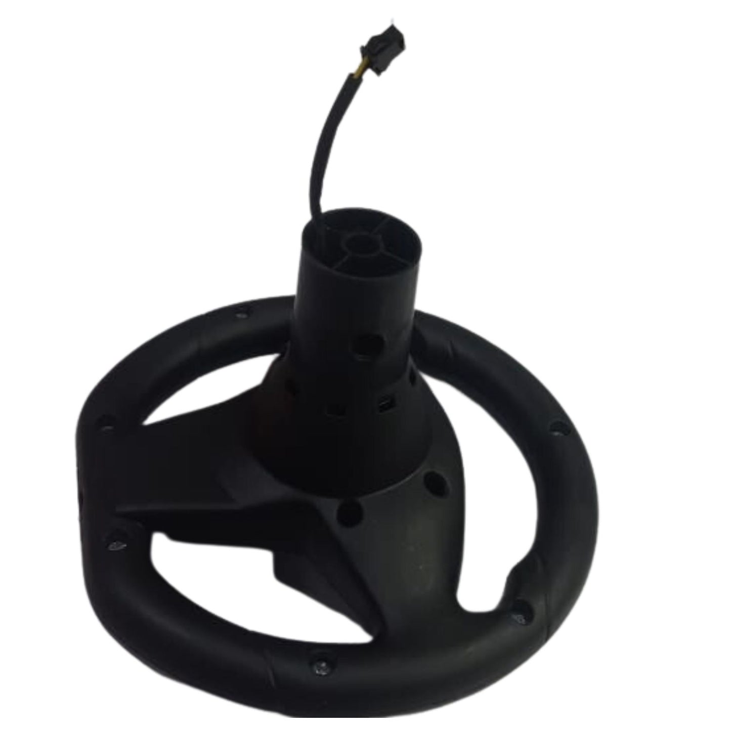 MM TOYS Steering Replacement Part Accessories for Electric Ride-on Jeep and Car - Universal Model Support - Easy to Install - Black Color