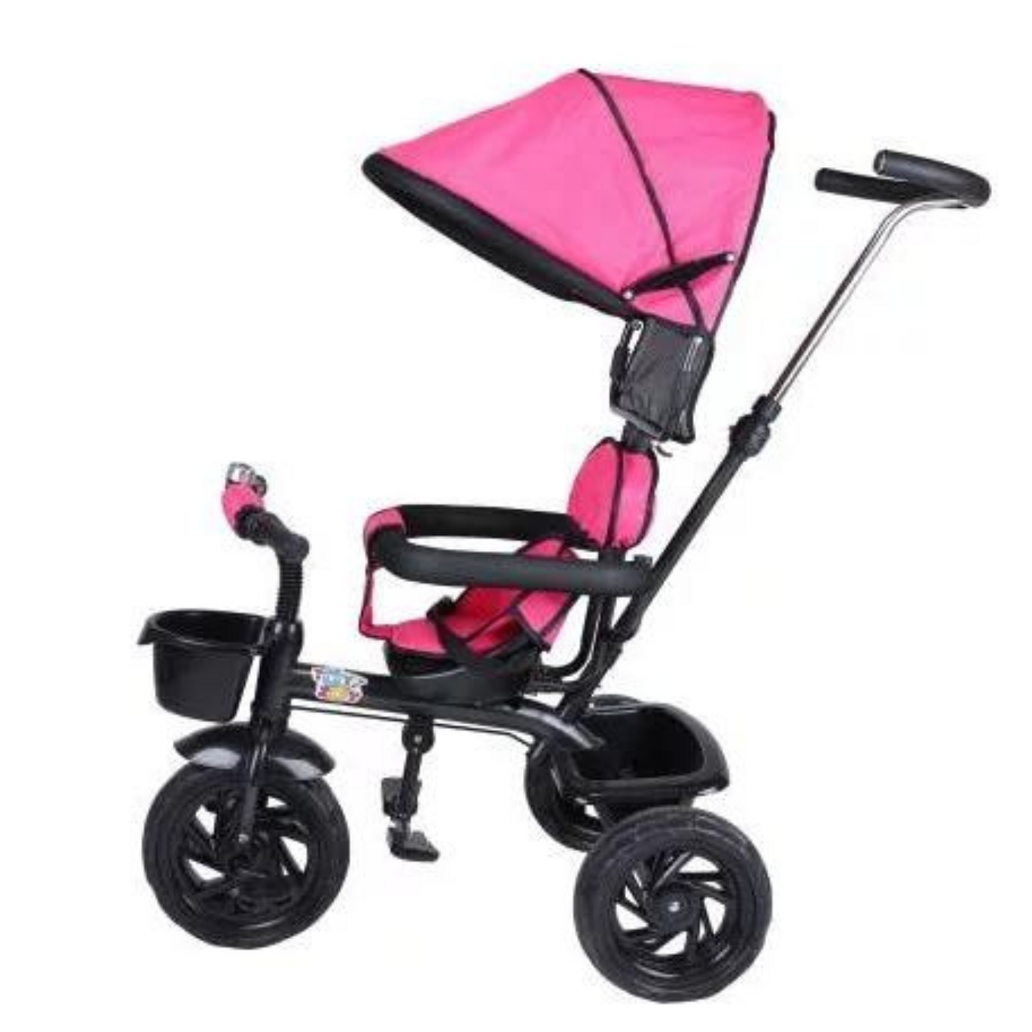 TOYZOY Baby Tricycle 532 With Protective Canopy, Suitable for 1.5-4 Years Fun & Safe Ride for Toddlers Vibrant Color