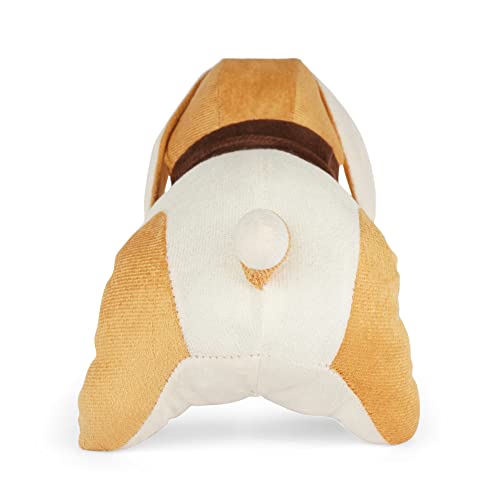 MM Toys CuddleDog Soft & Cuddly Dog Plush, 10-Inch Size - Perfect for Kids and Home Decor - Polyester Fiber Filling