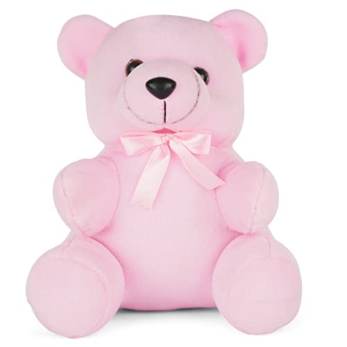 MM Toys: CuddlyCub, Super Soft Stuffed Teddy Plush Bear, Inch, Ideal Gift for Kids/Girls, Perfect for Home Decor, Pink Color