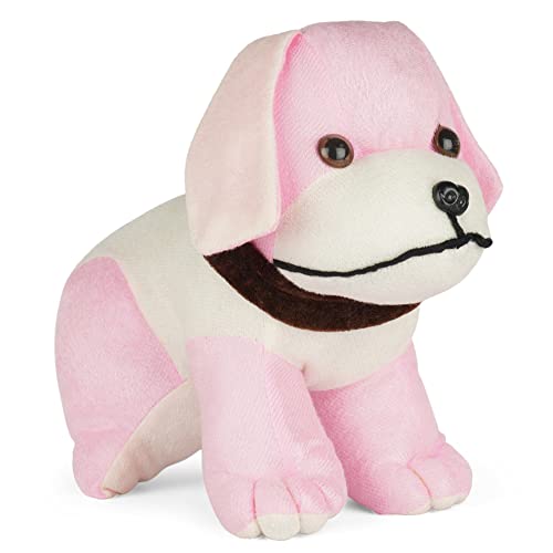 MM Toys CuddleDog Soft & Cuddly Dog Plush, 10-Inch Size - Perfect for Kids and Home Decor - Polyester Fiber Filling