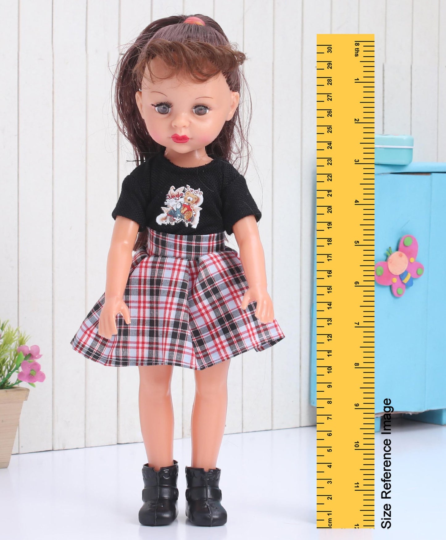 Speedage Khushi 30.5cm Fashion Doll, Model Perfect Gift for 3-8 year Girls, Chic Design - Assorted Dress Colors & Accessories