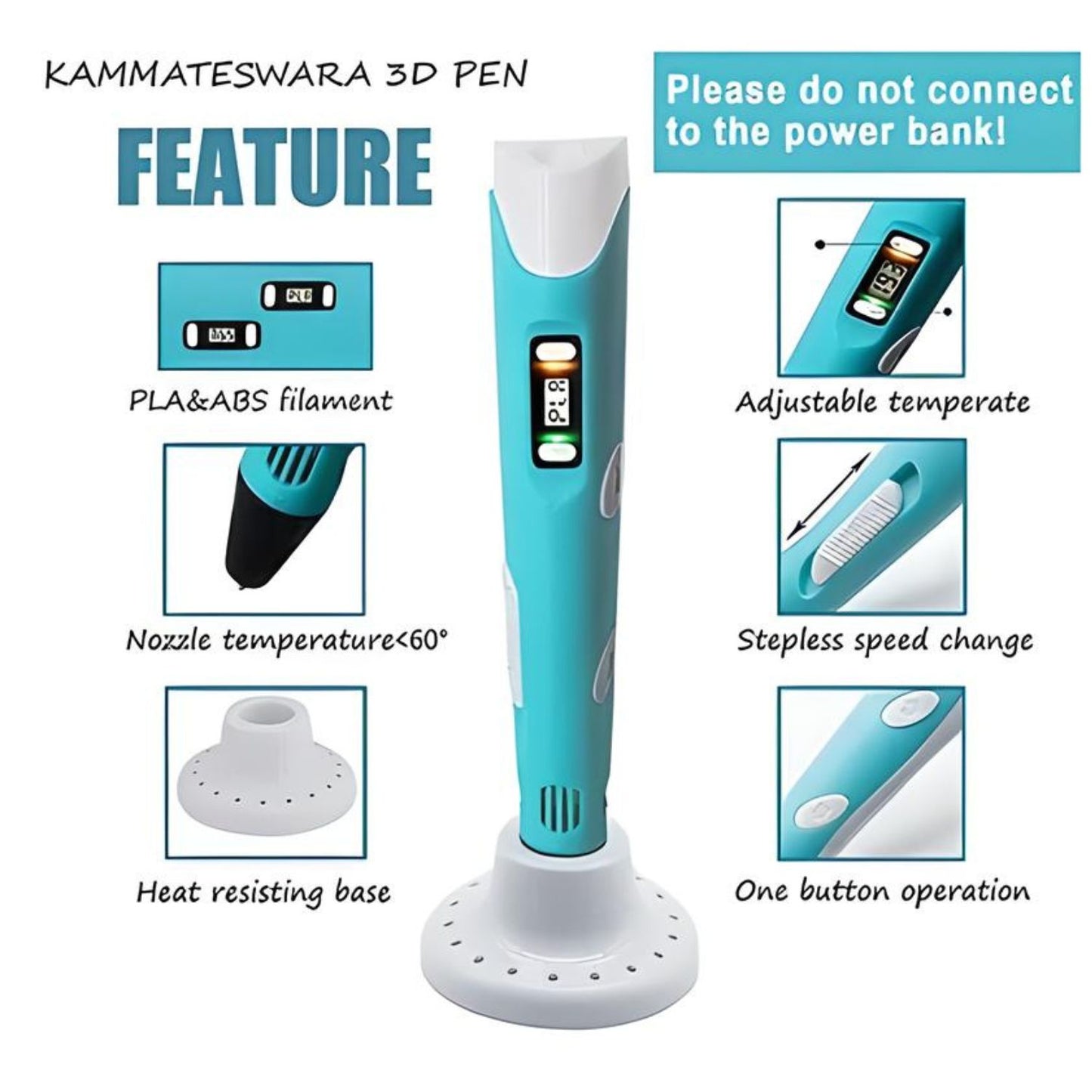 3D PEN INTELLIGENT DRAWING PROFESSIONAL 3D PRINTING PEN DRAWING 3D MODEL FOR KIDS AND ADULTS ,TYPES FOR CRAFTING, ART & MODEL