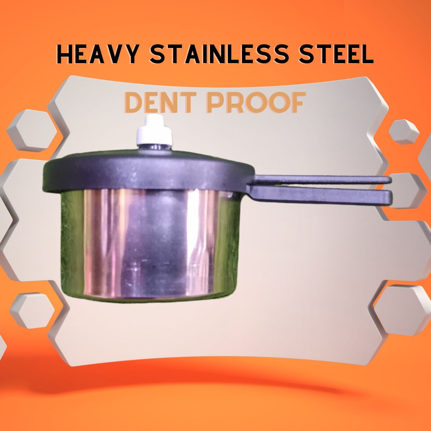 MM TOYS LittleChef Mini Real Like Pressure Cooker Cooking Playset | Turn Open Lid | Heavy Stainless Steel | Safe and Fun - Color May Vary