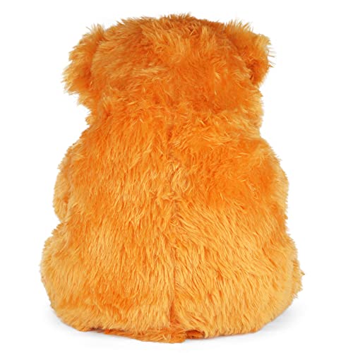 MM Toys PlushLove Cuddly Stuffed Love Heart Bear, 14-Inch Size - Perfect for Adults, Kids, and Home Decoration - Washable Polyester Fiber Filling