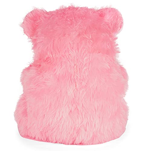 MM Toys PlushLove Cuddly Stuffed Love Heart Bear, 14-Inch Size - Perfect for Adults, Kids, and Home Decoration - Washable Polyester Fiber Filling