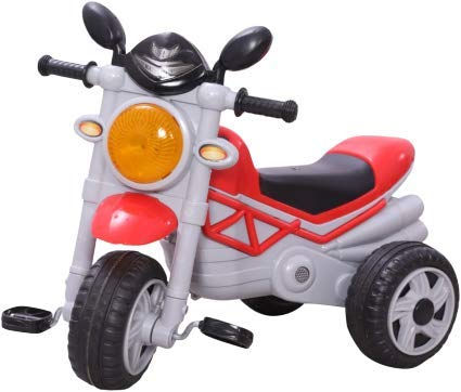 MM TOYS Bullet Single Seat Tricycle: Interactive Music & Light, Fun for Boys & Girls, Age 3-5 Years - Color may Vary
