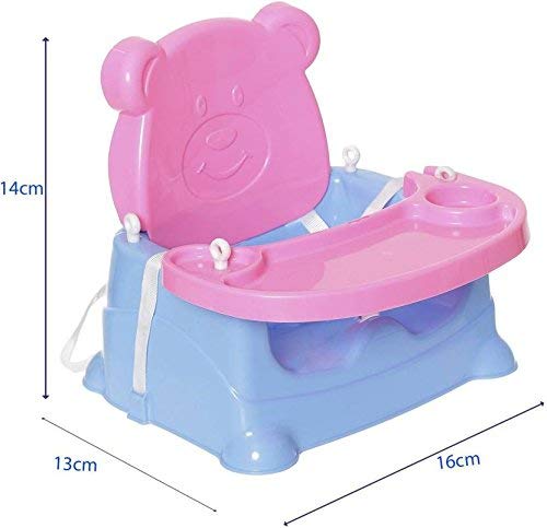 MM TOYS 6 in 1 Booster Seat ,Feeding Chair Cum Swing , Car Seat , Baby Bath Seat For 6+ Months Baby - Color May Vary