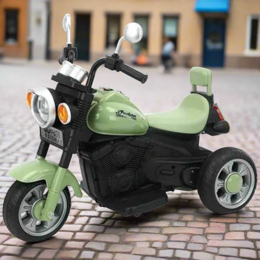 MM TOYS Battery Operated Ride On Bike For Kids With Music And Lights, For 2 To 5 Year Child With Foot Accelerator - Multicolor