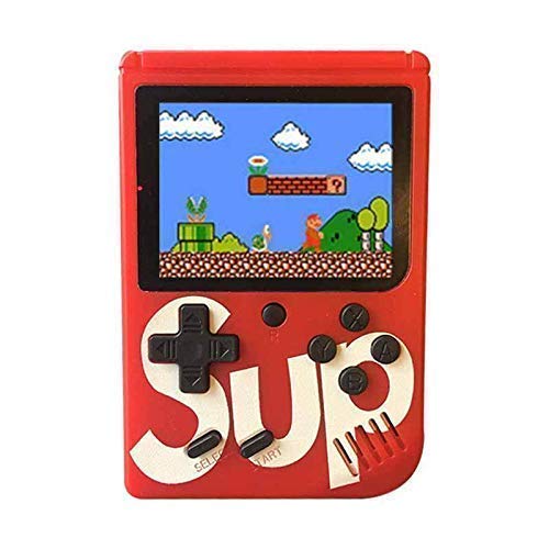 SUP 400-in-1 Handheld Retro Game Box Single Player Without Remote Includes Super Mario, Contra, Aladdin and More A Like Star Product Color