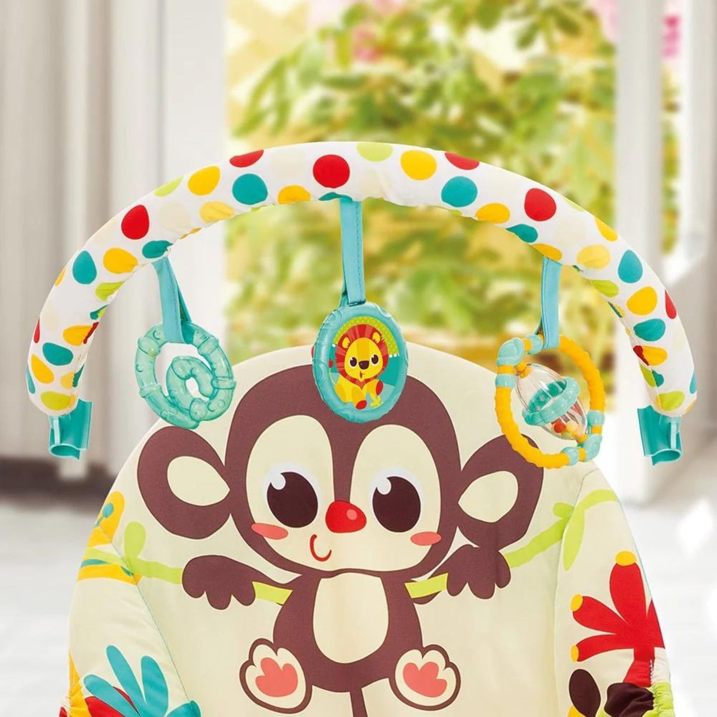 Mastela Electronic Baby Rocker Musical Bouncer Chair 6876, Soothing Vibrations, Toddlers to Newborn, Multicolor