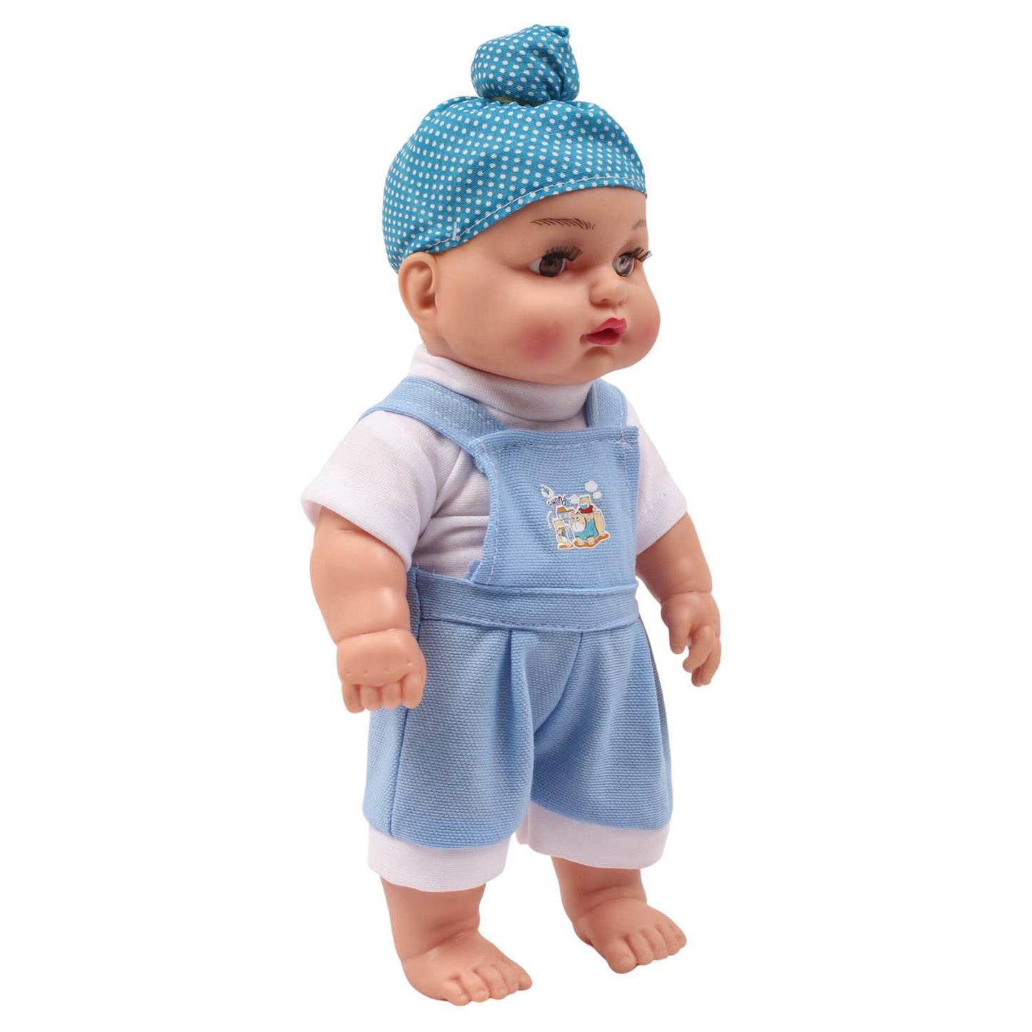 Speedage 33.5cm Happy Singh Junior Baby Doll, Model SHSJD-02, Ideal for 1-7 year old Kids, Colour Varies, Enhances Imagination & Empathy
