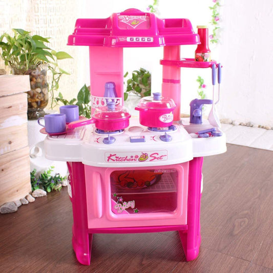 MM TOYS Kitchen Play Set for Children | Interactive Lights & Sounds | Big Size 24 Inch | Suitable for Ages 3+ Years