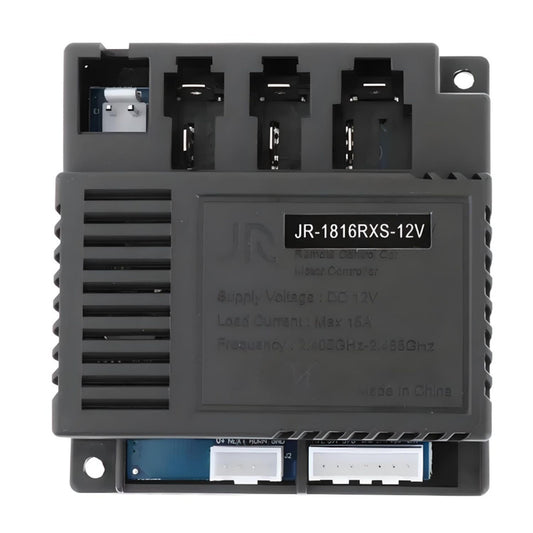 MM TOYS JR-1816RXS: 12V Bluetooth Receiver Motor Controller 2.4G -For Kids Electric Ride-On Car & Jeep Accessory , Max 15A- Black