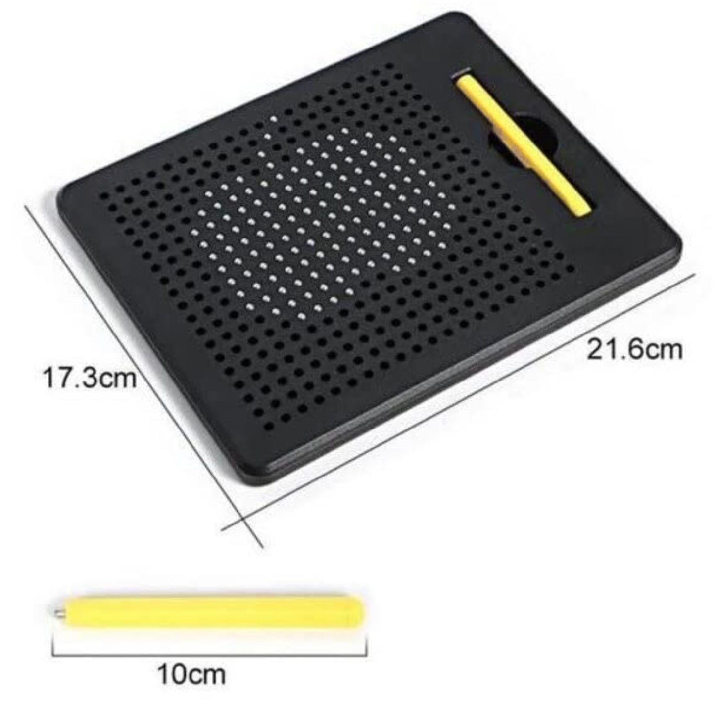 MM TOYS Magnetic Drawing Board for Kids, Magic Slate 2–8 Years, Writing Board with Magnetic Pen, Magnet Game for Kids, Travel Learning Toy, Erasable Doodle Pad, BIS Certified, Multicolor