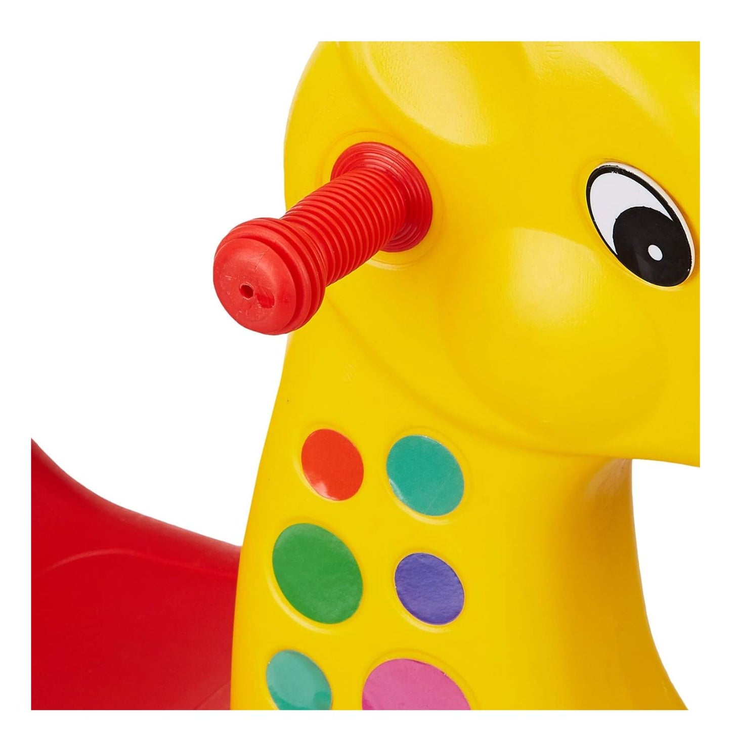 MM TOYS jumbo rocking giraffe ride-on, heavy plastic body, multicolor, 1–5 years