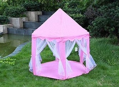 MM Toys  DreamCastle  Foldable Princess Dream Castle Theme Play Tent House for Kids Big Size , Encourages Imagination, Portable- Pink
