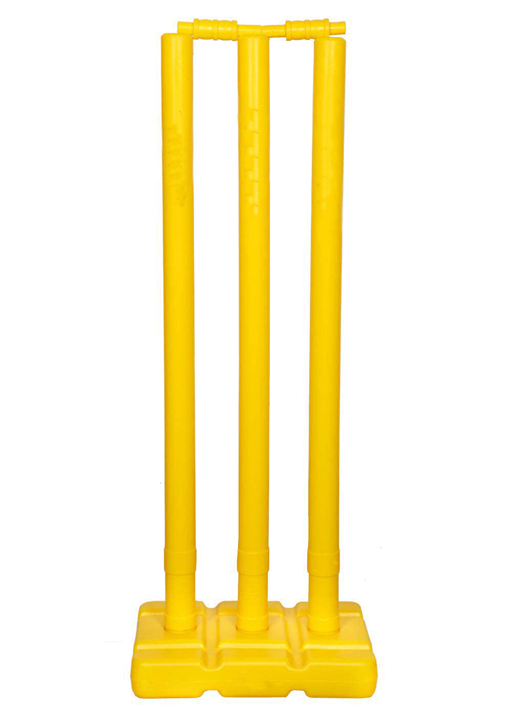 MM TOYS India Best Heavy Plastic Cricket Stumps Set Durable and Easy-to-Use - Yellow