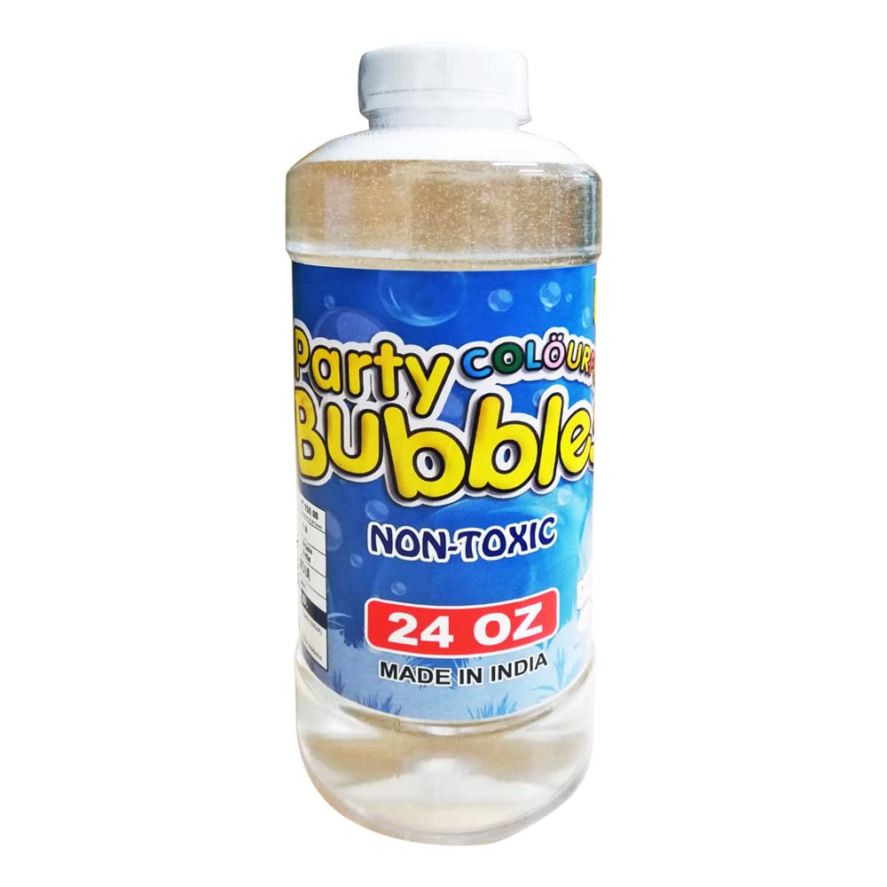 MM TOYS Bubble Gun Refill Liquid Solution Soap Extra Thik For Big Colorfull bubbles -Non Toxic ,BIS Certified, Ready To Use for All type of toys