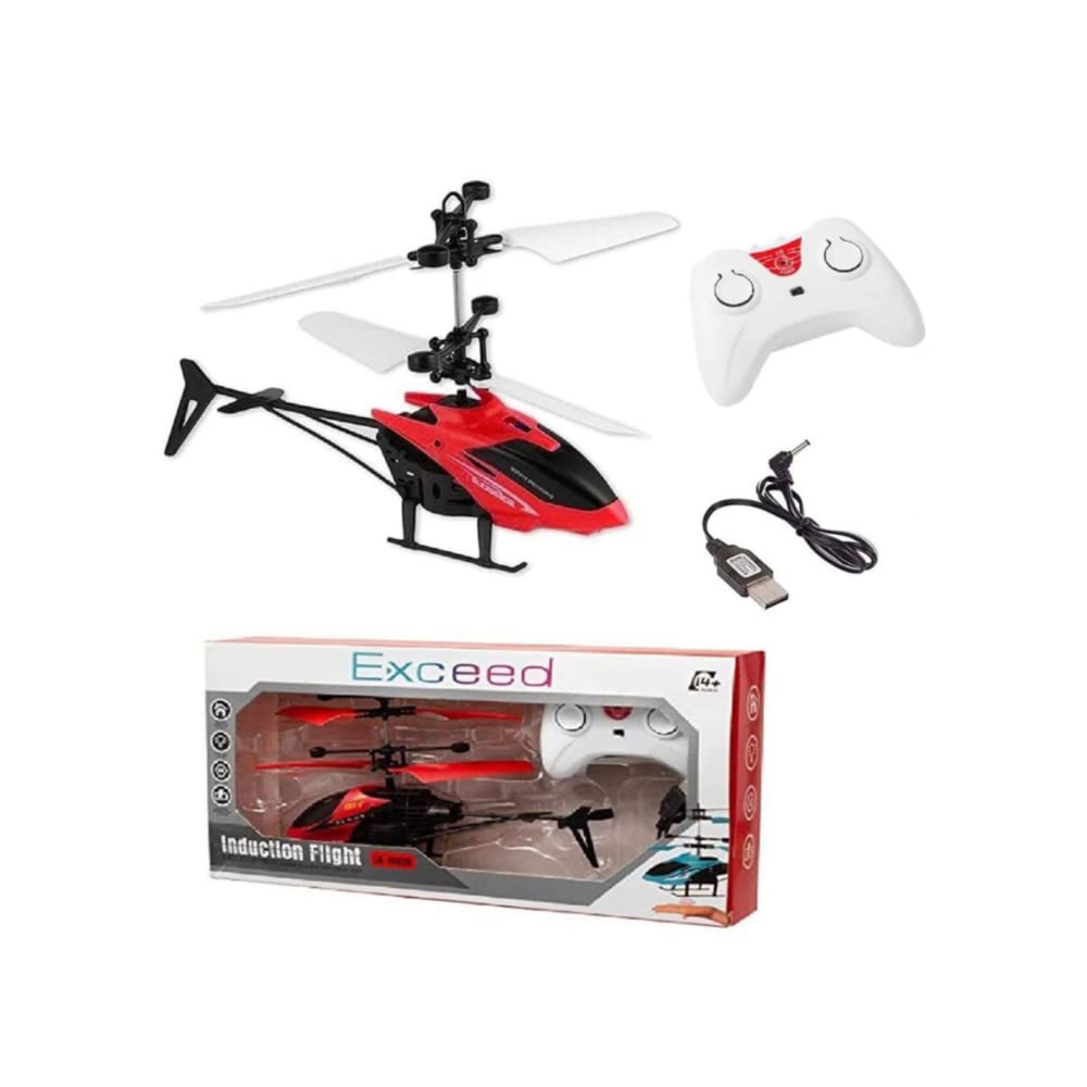 MM Toys Exceed - High-Grade Remote Control Helicopter Toy with USB Charger for Kids, Stable Indoor Flight