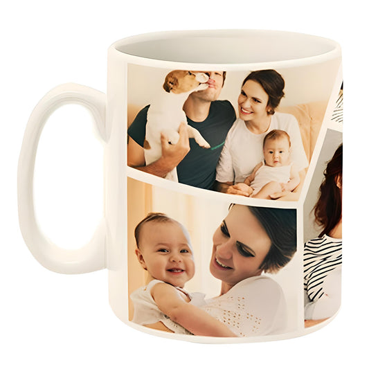MM TOYS Personalised Mug With Photo - Gift for Birthday, Anniversary Valentines - for Girlfriend, Boyfriend, Husband, Wife & Friends, Kids - 330 ml (White)