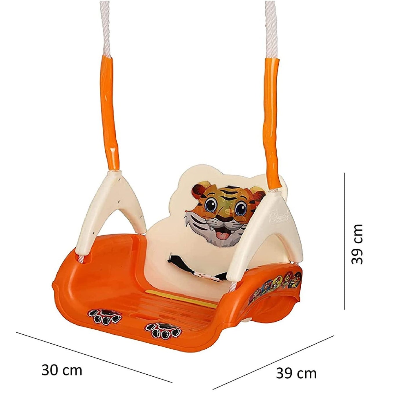 MM TOYS Panda Musical Swing | 4 Stages Adjustments | 6 Months to 6 Years | Color May Vary