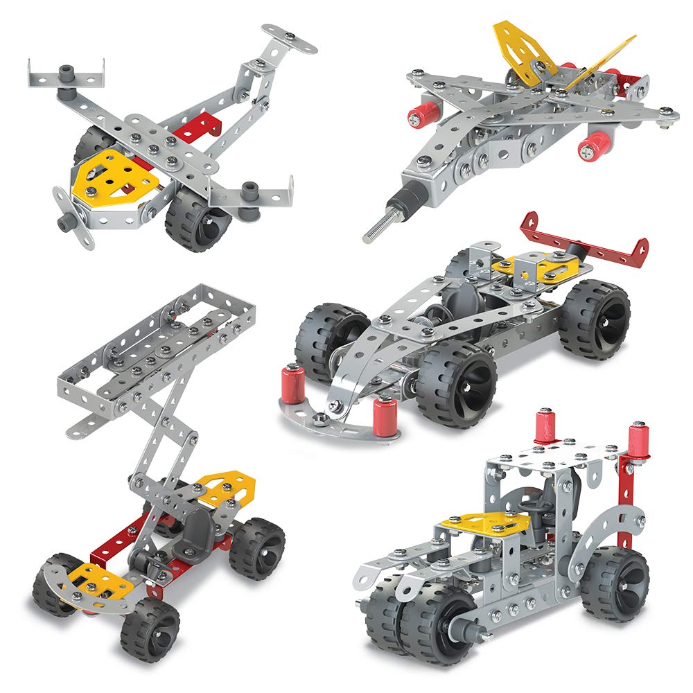 Zephyr Mechanix 3 Engineering System - 202-Piece Construction Kit for Kids (18 Models, Age 7+)