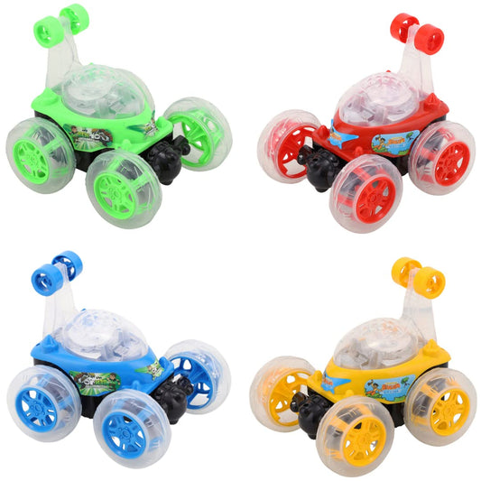 MM TOYS Remote Control 360 Degree Rotating Rolling Stunt Car With Lights And Music ,Android Charger & 800 MAH Battery , Function