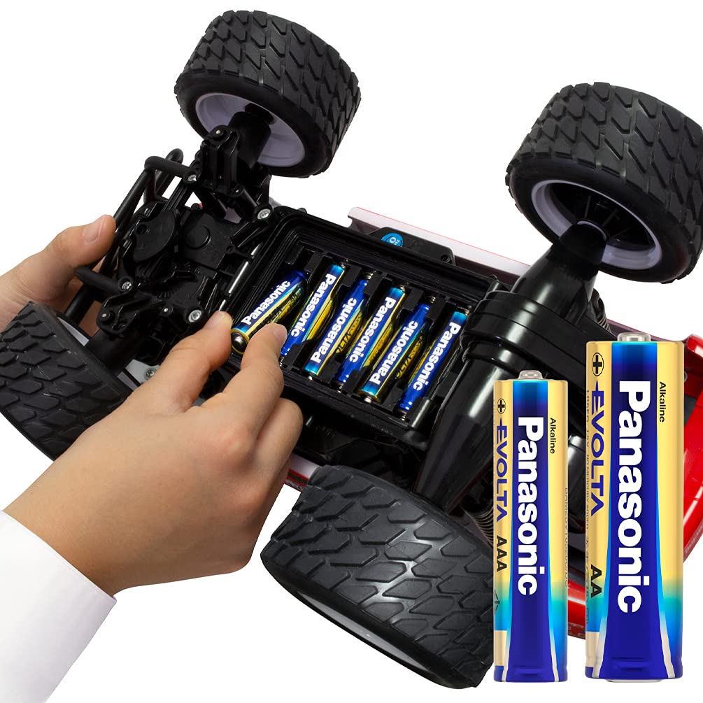 Panasonic Evolta Alkaline 1.5V AA Batteries,20 Times Longer Lasting Than Standard zinc Carbon Batteries,Anti-Leak Seal,Extra Power Formula,no Mercury Added, Protects Power for up to 10 Years, Pack of 6