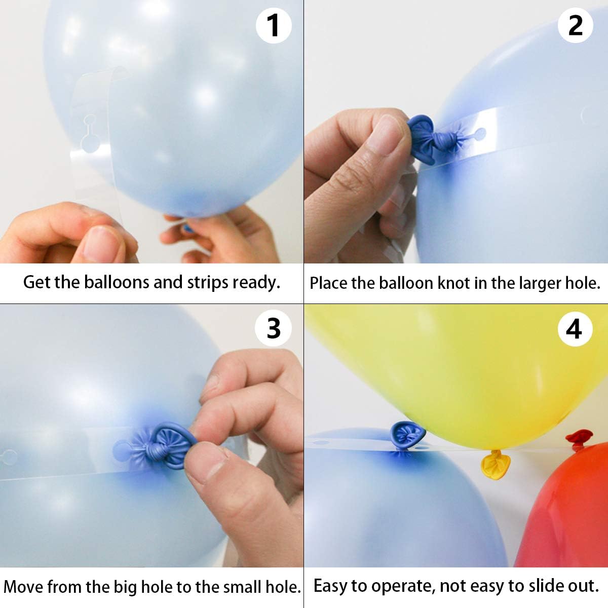 MM Toys BalloonBliss Ultimate Balloon Arch Kit with 32.8ft Tape Strip, 200 Dot Glue Stickers, Perfect for Party, Wedding, Birthday Decorations