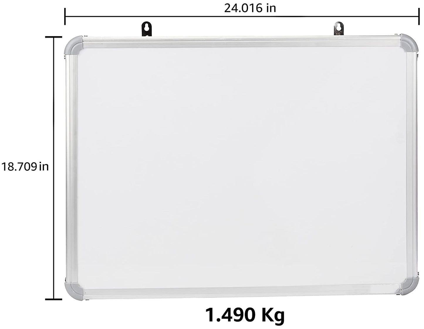 MM Toys: Dual-Purpose Whiteboard & Chalkboard (1.5 x 2 feet), Ideal for Learning & Creativity, For All Ages, Non-Magnetic