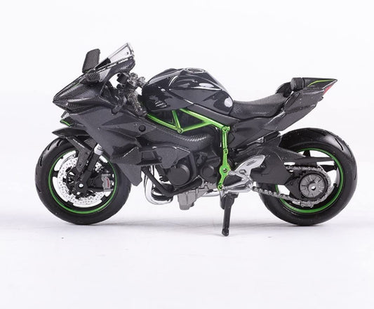 MM Toys Super Bike Motor Cycle Model, Tiny Figure, 3.5 Inch Racing Sports Max Energy Power, Miniature HD Collection Race Series, Diecast Alloy Body, 1:18 Scale