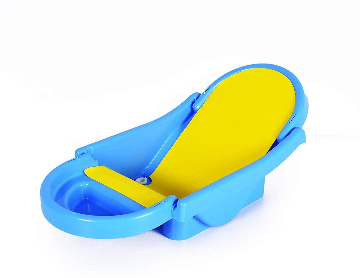 Bhasin Kids - Foldable Baby Bath Tub with Anti-Slip Base, Durable Non-Toxic Plastic- Color May Vary