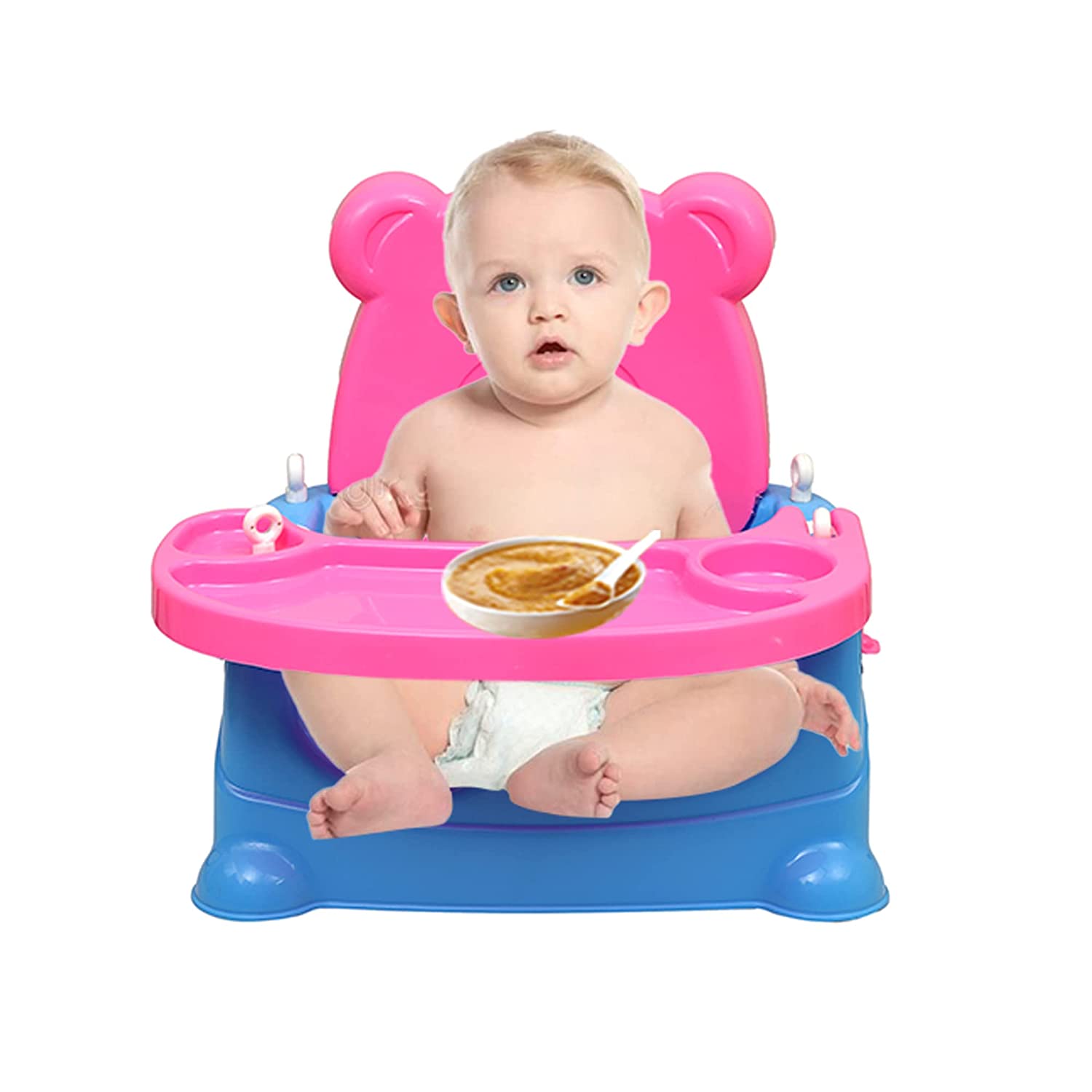 MM TOYS in Booster Seat ,Feeding Chair Cum Swing Car Seat Baby Bath Seat For 6+ Months Baby Color May Vary