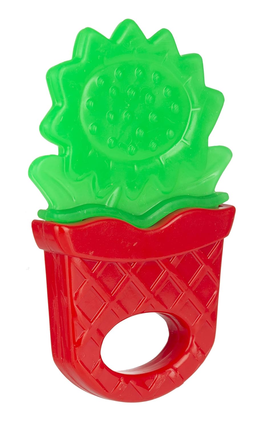 Giggles Floral Teether: Soothing Gum Relief, Easy-to-Hold & Chew, Ideal for 3+ Month Old Infants