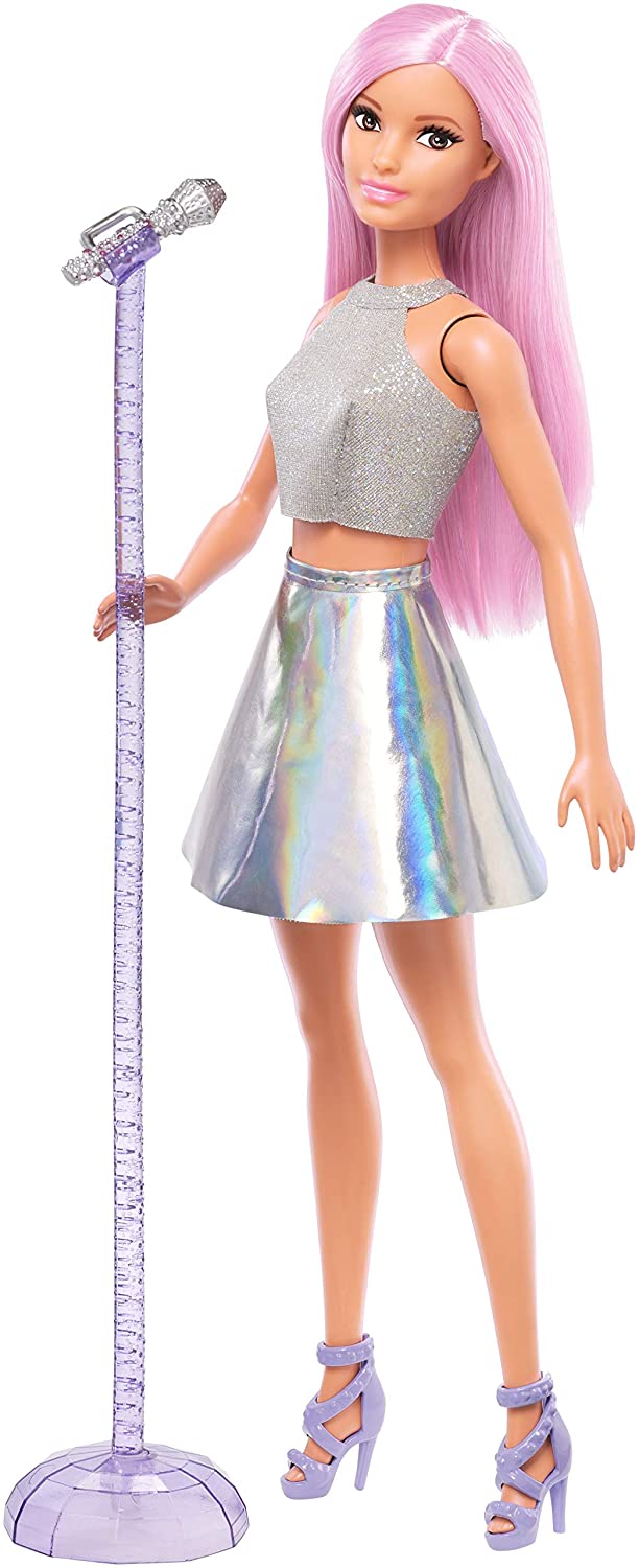 Barbie Original FXN98 Pop Star Barbie with Accessories, Perfect Indoor Toy for Enhancing Creativity and Imagination, Ideal for 3+ Years Girls