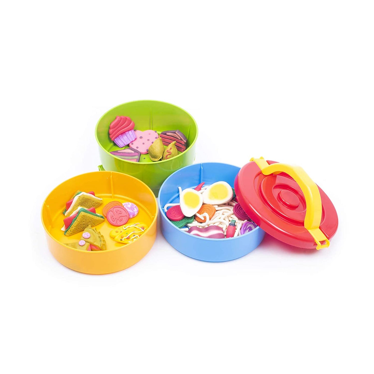 Fundough Lunch Box Shaping and Sculpting Playset for Creative Fun - 3 Years and Up
