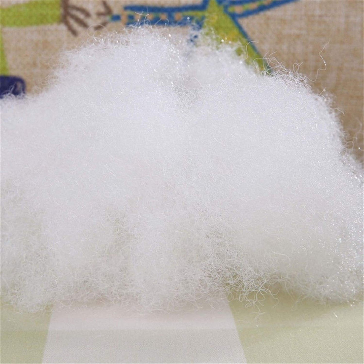 MM Toys Craft Soft Fiber - Racron Polyester Synthetic Cotton Filling for Cushions, Pillows, Teddy Bears, Toy Stuffing Pillow Cushion Fibe
