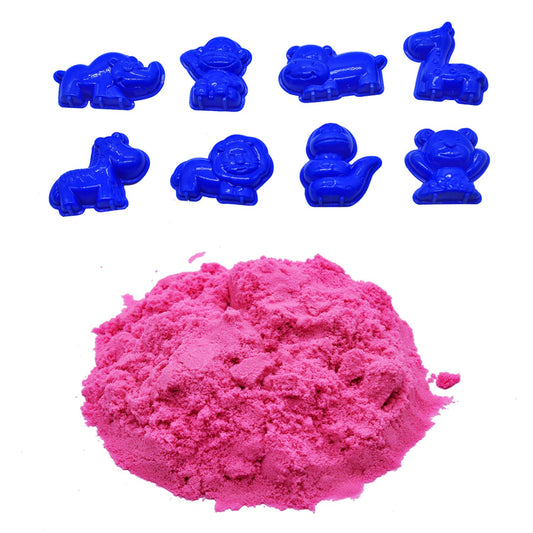 Ekta Toys - AnimalMagic Active Sand Model Animals Play Kit Squeezable, Creativity Stimulant, Easy Clean, Ages 5+, Multicolor