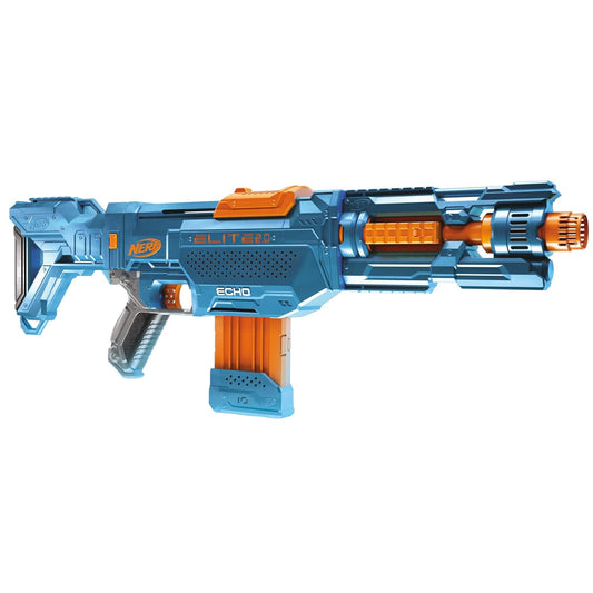 NERF Elite 2.0 Echo CS-10 Toy Blaster, 24 Nerf Darts, 10-Dart Clip, Toys for Kids,Teens and Adults, Diwali Gift, Outdoor toy for boys, birthday gift toy for kids Ages 8+, best Diwali gift toy for kids