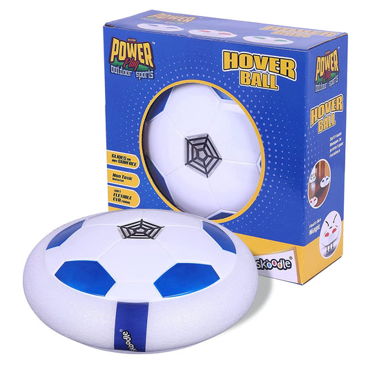 MM TOYS Power Play Magic Hover Soccer for Indoor Play – Foam Edge, Floating Plastic Ball, Skill Toy for Kids Ages 3 to 10 – 6.25 inch, BIS Certified