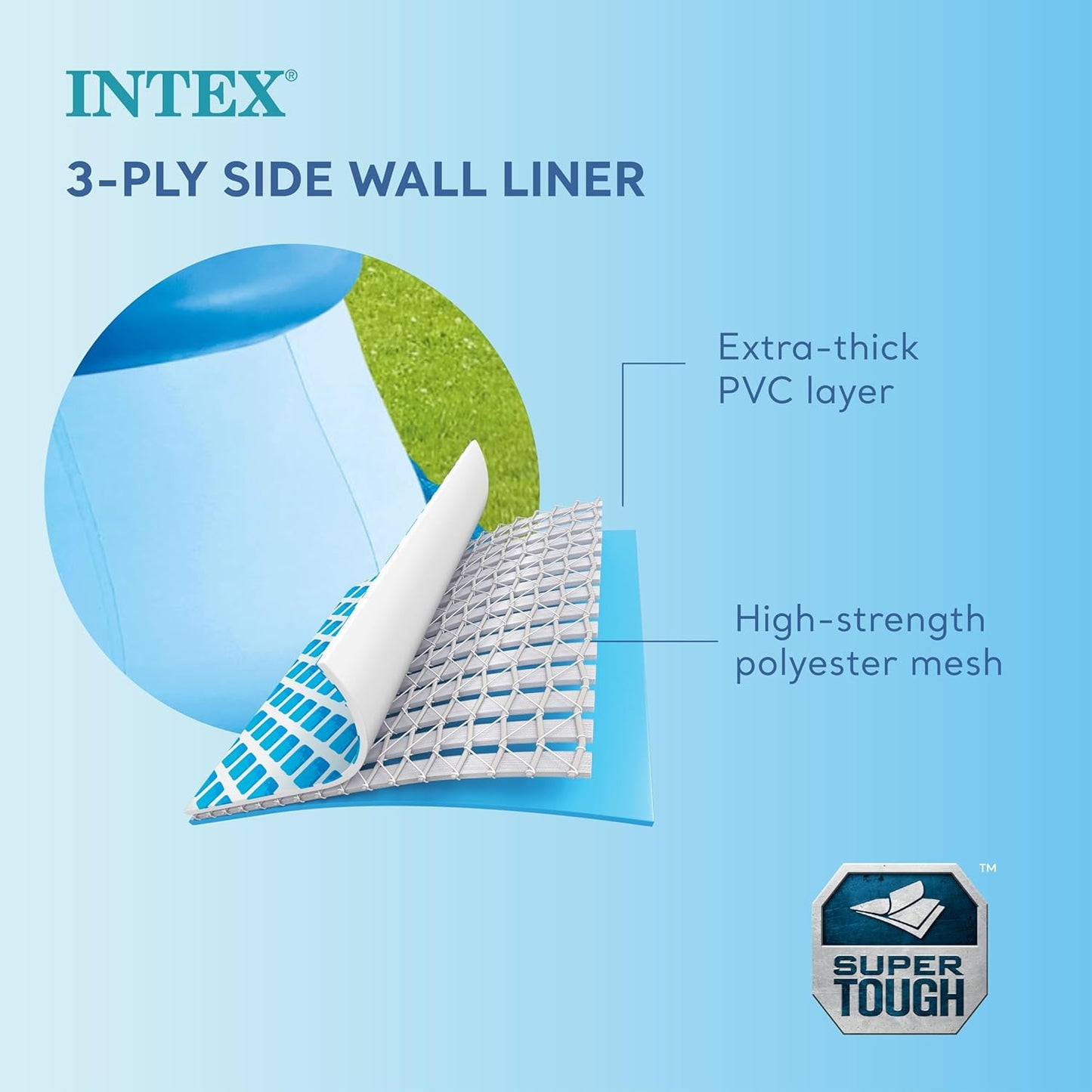 Intex 28106-8Ft X 24 Inch Easy Set Inflatable Puncture Resistant Circular Portable Outdoor Family Swimming Pool